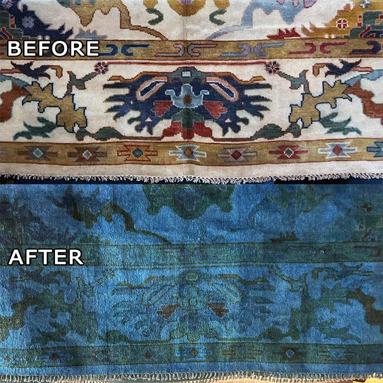 Antique Wash Rug, Rug Color Overdye, Rug Dyeing, Distress Rug, Vintage Rug